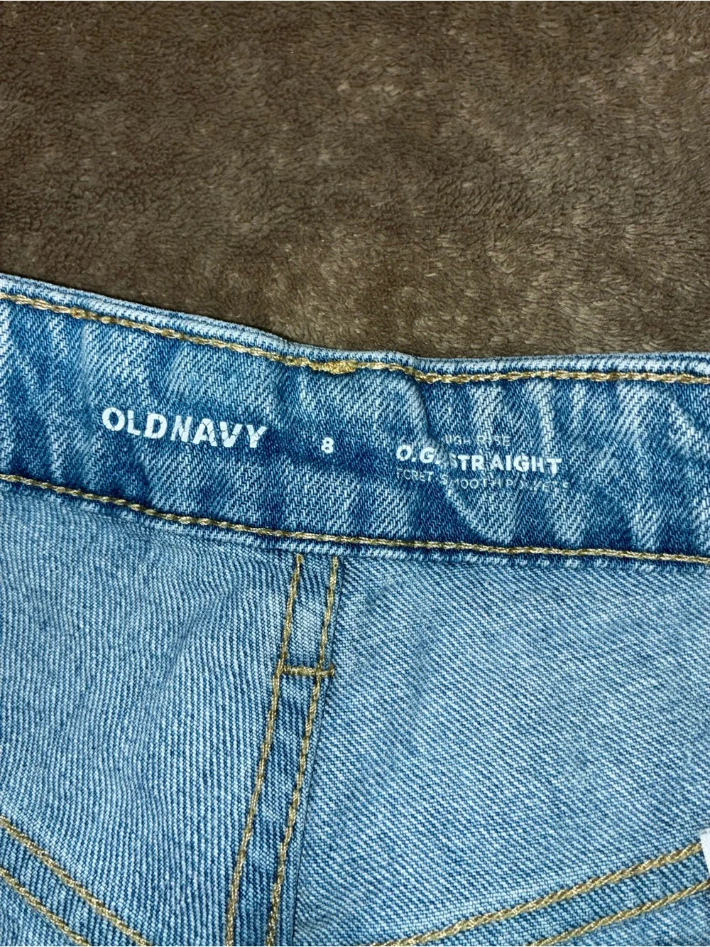 Old Navy Light Blue Rolled-Hem Denim Shorts